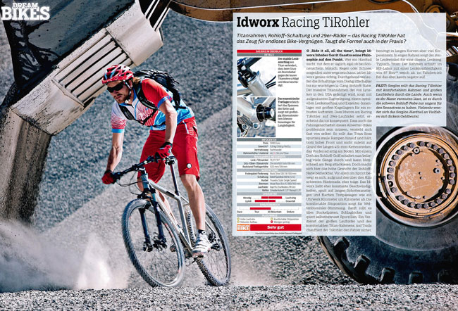 Test idworx Racing TiRohler - Testurteil: Sehr gut