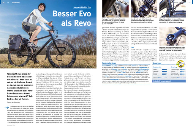 Test idworx Off Rohler Evo: <br />„Besser Evo als Revo“ – Testurteil: hervorragend