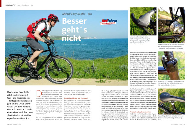 Test idworx Easy Rohler Evo: <br />„Besser geht’s nicht“