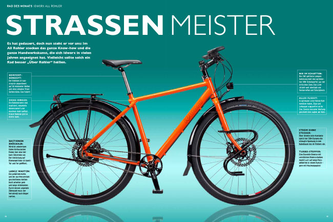 Test Idworx All Rohler: <br />„Rad des Monats 3/13 – Strassenmeister“ – Testurteil: super