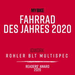 idworx Rohler BLT - Bicycle of the year!  MY BIKE Readers Award 2020