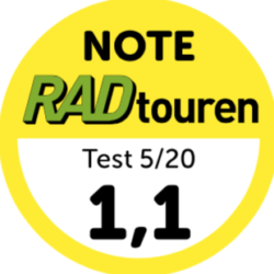 Top marks for Grandone travel in the Randonneur comparison test RADtouren Magazin 5/20