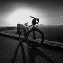 Avondstemming met de oPinion Ti BLT op de IJsseldijk bij Brummen. Sven.