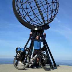 Ich bin auf meiner Reise von Oslo zum Nordkapp am 21.7.24 angekommen auf meinem All Rohler! Angelo idworx all rohler nordkap